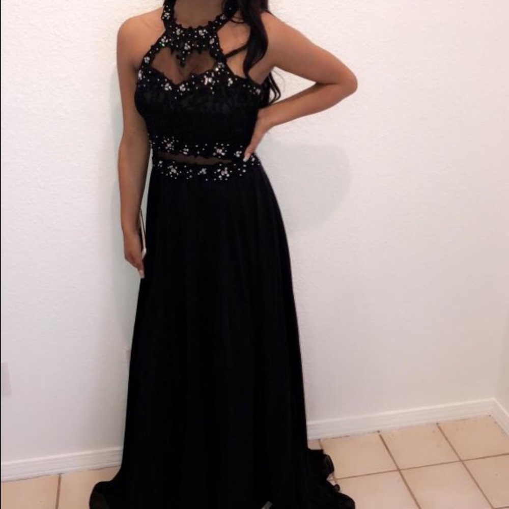 Black Sequin Prom Dress!! ✨